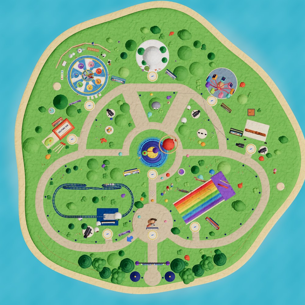 Map of the park from above